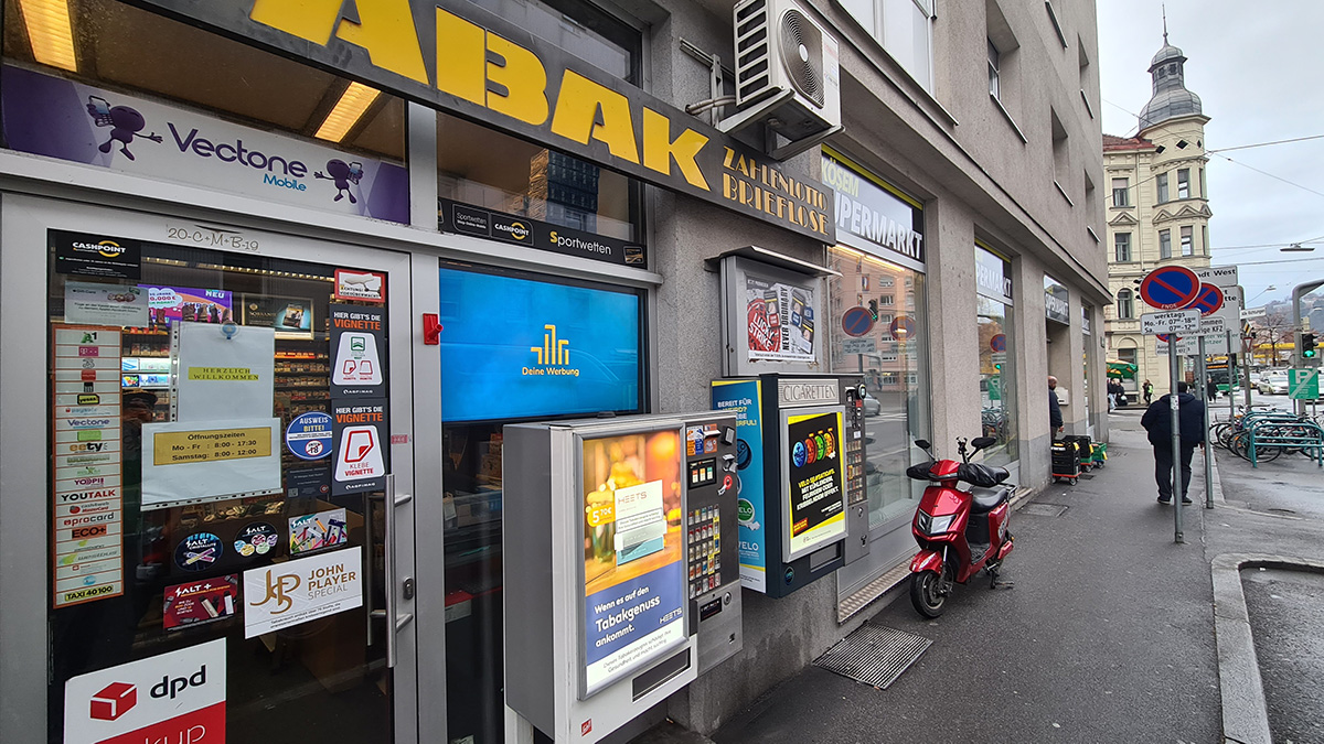 Deine Werbung Standort Trafik Lazarettgasse 4