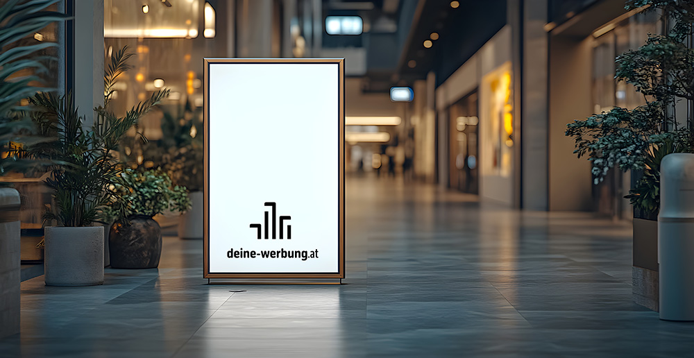 Deine Werbung Beispiel Standort Abend