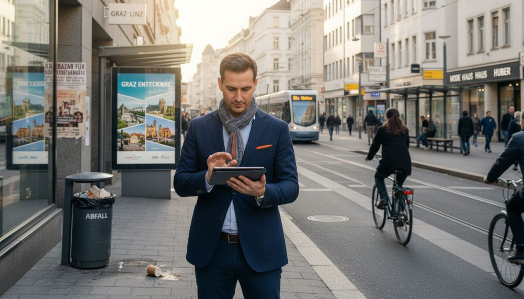Als Marketingmanager in Graz setze ich gezielt auf digitale Displays, um unsere Zielgruppe effektiv zu erreichen.