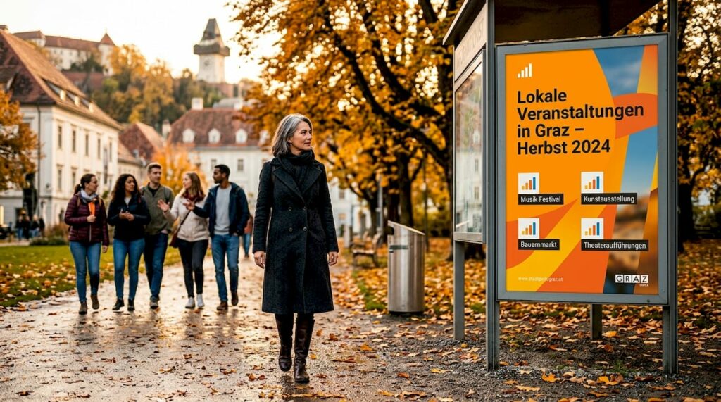 Werbung direkt in der Grazer Herrengasse – Ihre Marke mitten im Herzen der Stadt sichtbar machen.