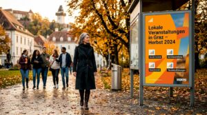 Werbung direkt in der Grazer Herrengasse – Ihre Marke mitten im Herzen der Stadt sichtbar machen.